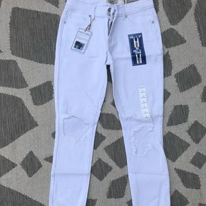 Indigo Rein Brand New White, Ripped,  Denim Jeans